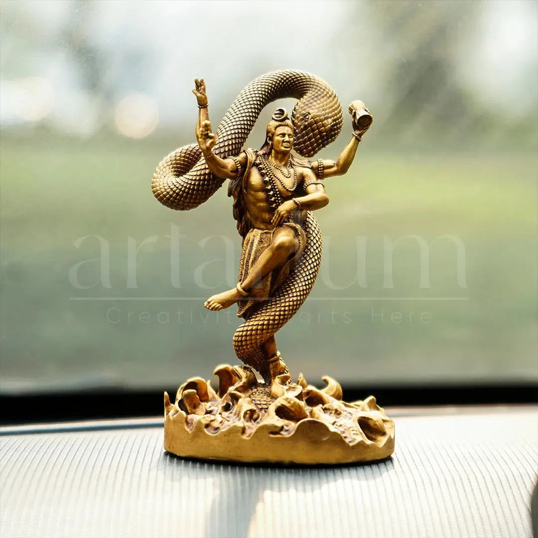 Mystical Lord Shiva Car Dashboard theartarium